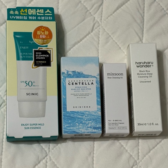 Skin1004 Other - Korean Skincare Bundle 4pc Set Sunscreen Cleansing Oil K-Beauty SPF50+ Viral